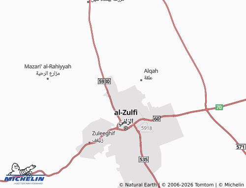 Carte MICHELIN al-Manar - ViaMichelin