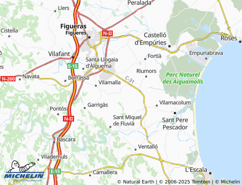 MICHELIN Baseia map - ViaMichelin