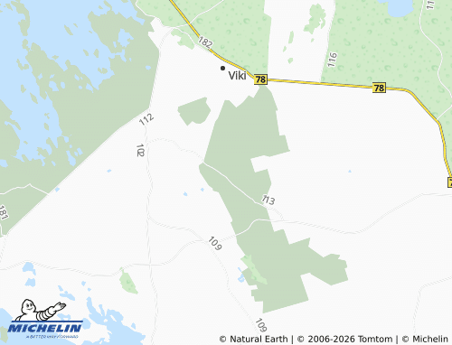 MICHELIN-Landkarte Viidu-Mäebe - ViaMichelin