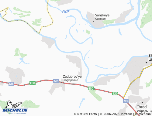 MICHELIN Konstantinovo map - ViaMichelin