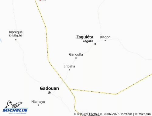MICHELIN-Landkarte Ganoufla - ViaMichelin