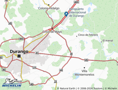 Kaart MICHELIN Revolución - ViaMichelin