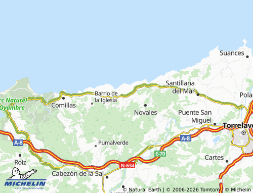 Mappa MICHELIN Cóbreces - ViaMichelin