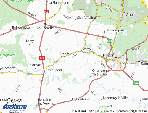 Mappa MICHELIN Effry - ViaMichelin