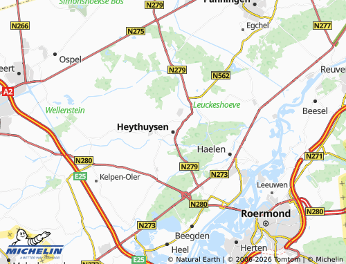 Mapa MICHELIN Heythuysen - ViaMichelin