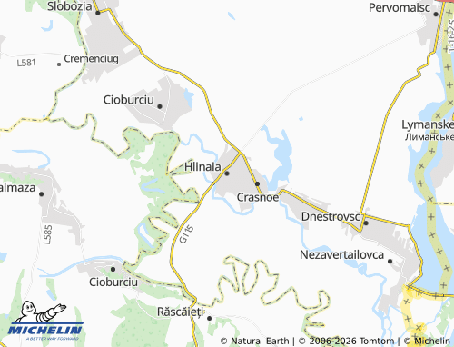 MICHELIN Hlinaia map - ViaMichelin