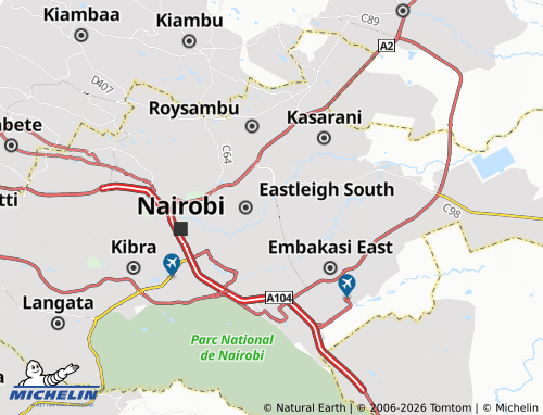 Mappa MICHELIN Embakasi West - ViaMichelin
