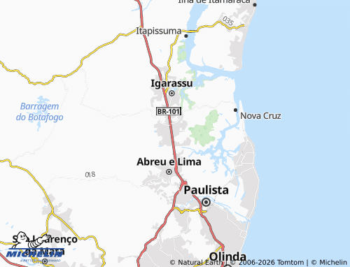 MICHELIN Triunfo map - ViaMichelin
