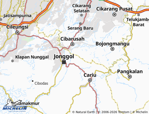MICHELIN Weninggalih map - ViaMichelin
