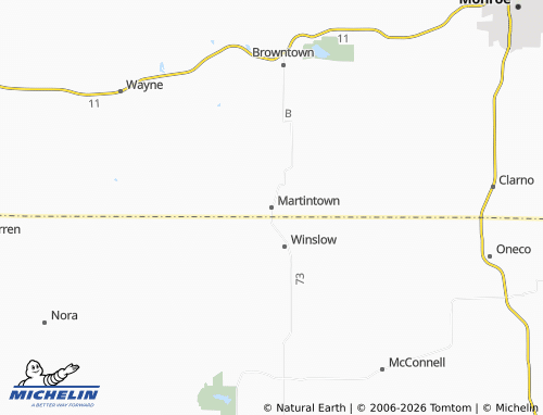 Carte MICHELIN Martintown - ViaMichelin