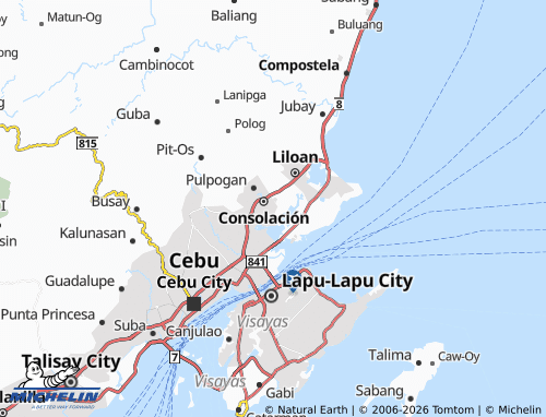MICHELIN Nangka map - ViaMichelin