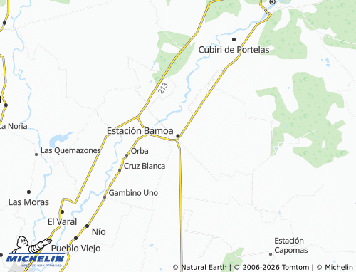 Mapa MICHELIN Estación Bamoa - ViaMichelin