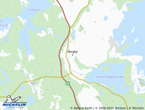 Mapa MICHELIN Bergby - ViaMichelin