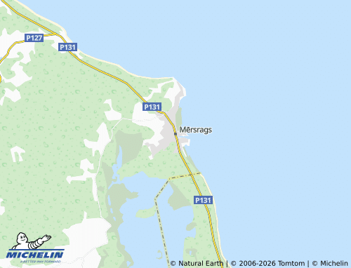 Mapa MICHELIN Mērsrags - ViaMichelin