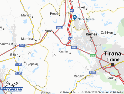 Mapa MICHELIN Gjokaj - ViaMichelin
