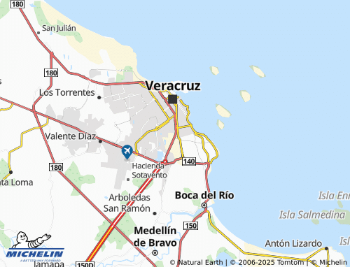 MICHELIN Cándido Aguilar map - ViaMichelin