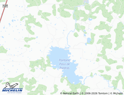 MICHELIN Paso de Piedras map - ViaMichelin