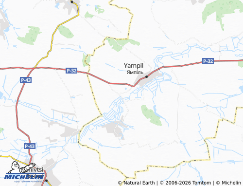 MICHELIN Pankivtsi map - ViaMichelin