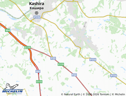 Carte MICHELIN Yagodnya - ViaMichelin