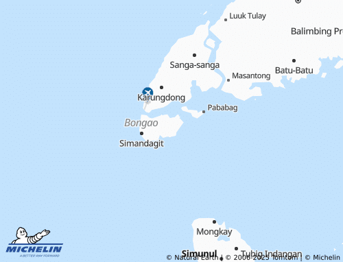 Carte MICHELIN Tubig Tanah - ViaMichelin