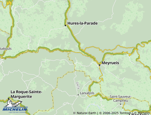 Carte MICHELIN Dargilan - ViaMichelin