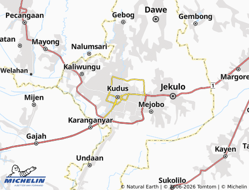 Carte MICHELIN Nganguk - ViaMichelin