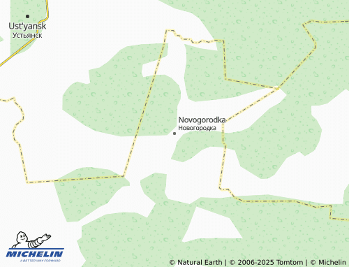 MICHELIN Novogorodka map - ViaMichelin