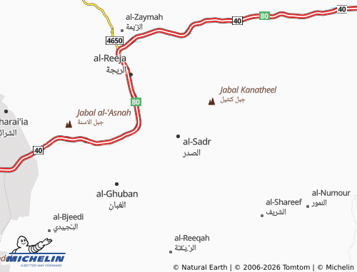 Carte MICHELIN al-Sadr - ViaMichelin