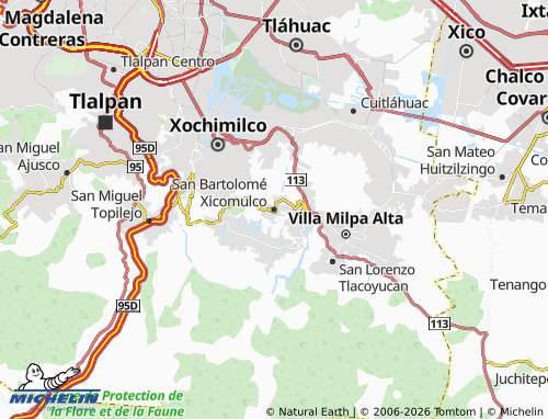 Mappa MICHELIN San Bartolomé Xicomulco - ViaMichelin