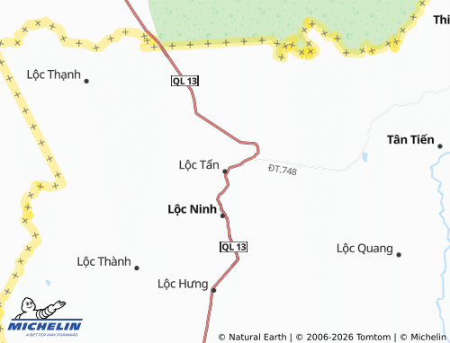 Mapa MICHELIN Lộc Tấn - ViaMichelin
