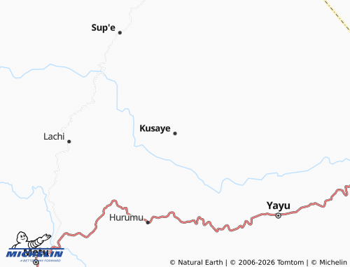 MICHELIN Kusaye map - ViaMichelin