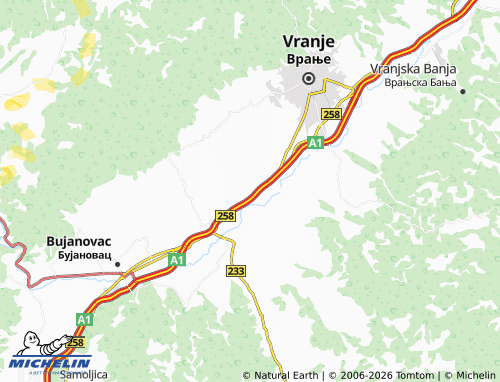 Carte MICHELIN Pavlovac - ViaMichelin