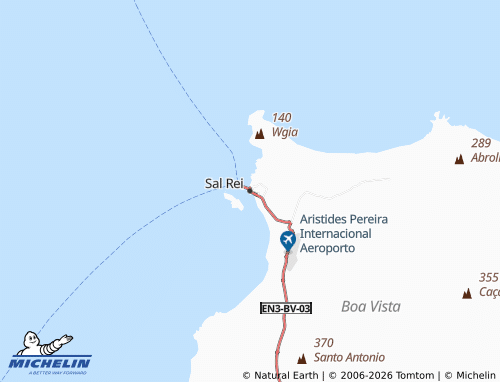 Mappa MICHELIN Sal Rei - ViaMichelin