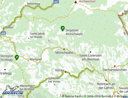 Mappa MICHELIN Mönichwald - ViaMichelin