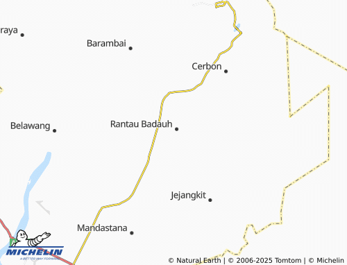 MICHELIN Sungai Gampa Asahi map - ViaMichelin