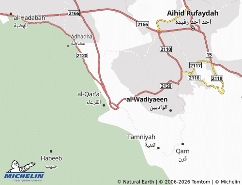 MICHELIN-Landkarte al-Jami'ah - ViaMichelin