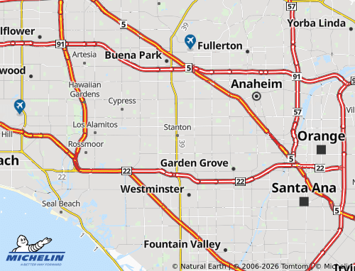 Mapa MICHELIN Stanton - ViaMichelin