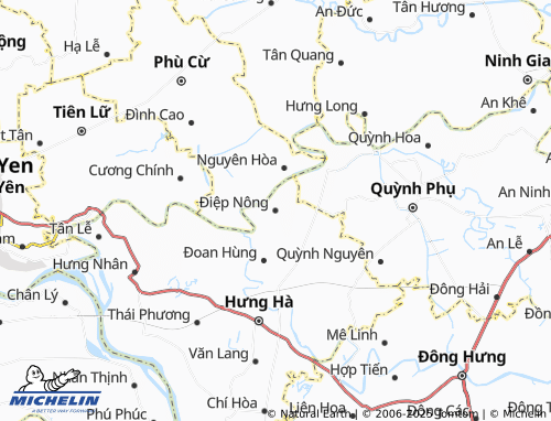 MICHELIN Điệp Nông map - ViaMichelin