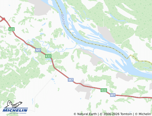MICHELIN-Landkarte Terraski KP - ViaMichelin