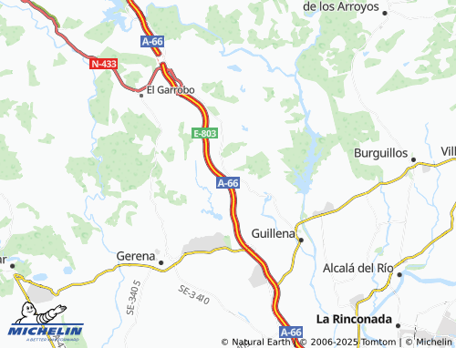 MICHELIN Las Pajanosas map - ViaMichelin