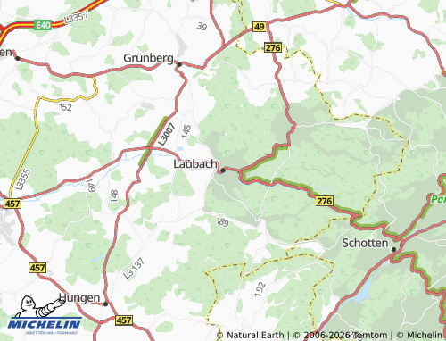 Mapa MICHELIN Laubach - ViaMichelin