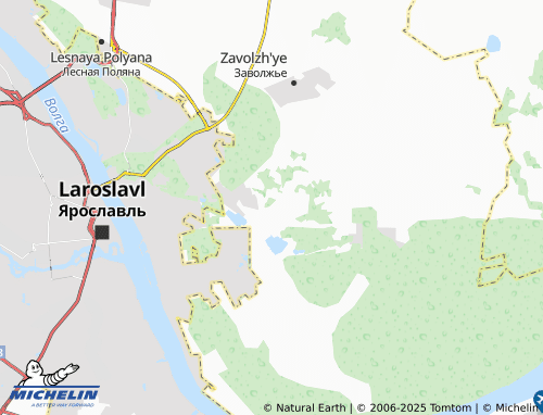 MICHELIN Yermolovo map - ViaMichelin