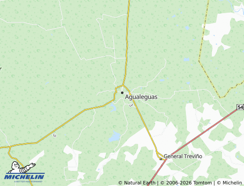 Mapa MICHELIN Agualeguas - ViaMichelin