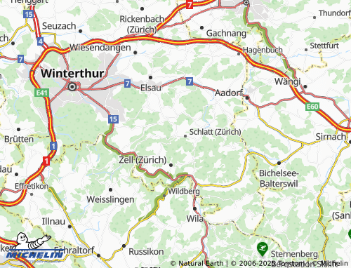 Mappa MICHELIN Unterschlatt - ViaMichelin