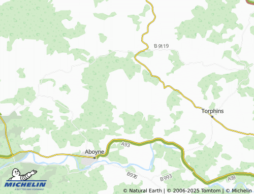 Carte MICHELIN Milton of Auchinhove - ViaMichelin