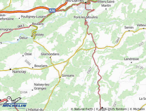 MICHELIN Aïssey map - ViaMichelin