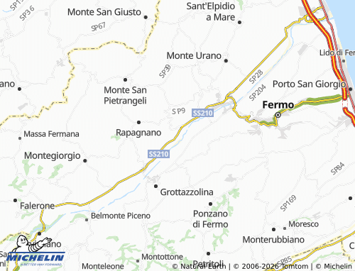 MICHELIN Contrada Tenna map - ViaMichelin