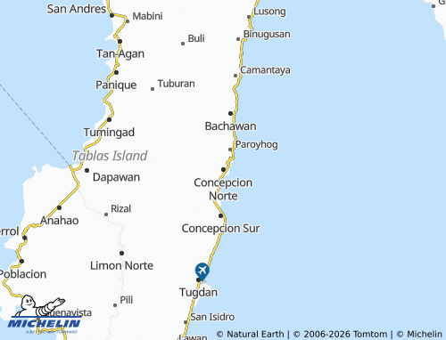 Mappa MICHELIN Concepcion Norte - ViaMichelin