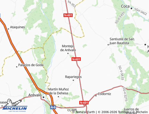 MICHELIN Tolocirio map - ViaMichelin