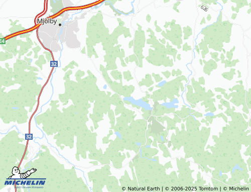 MICHELIN-Landkarte Bosgårds Villaområde - ViaMichelin